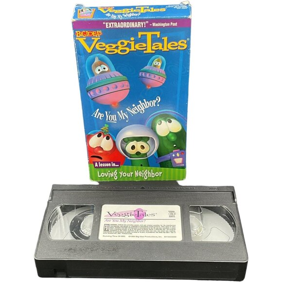 VeggieTales VHS Lot: Esther & Are You My Neighbor? Family-Friendly Animated Stor - Picture 3 of 11